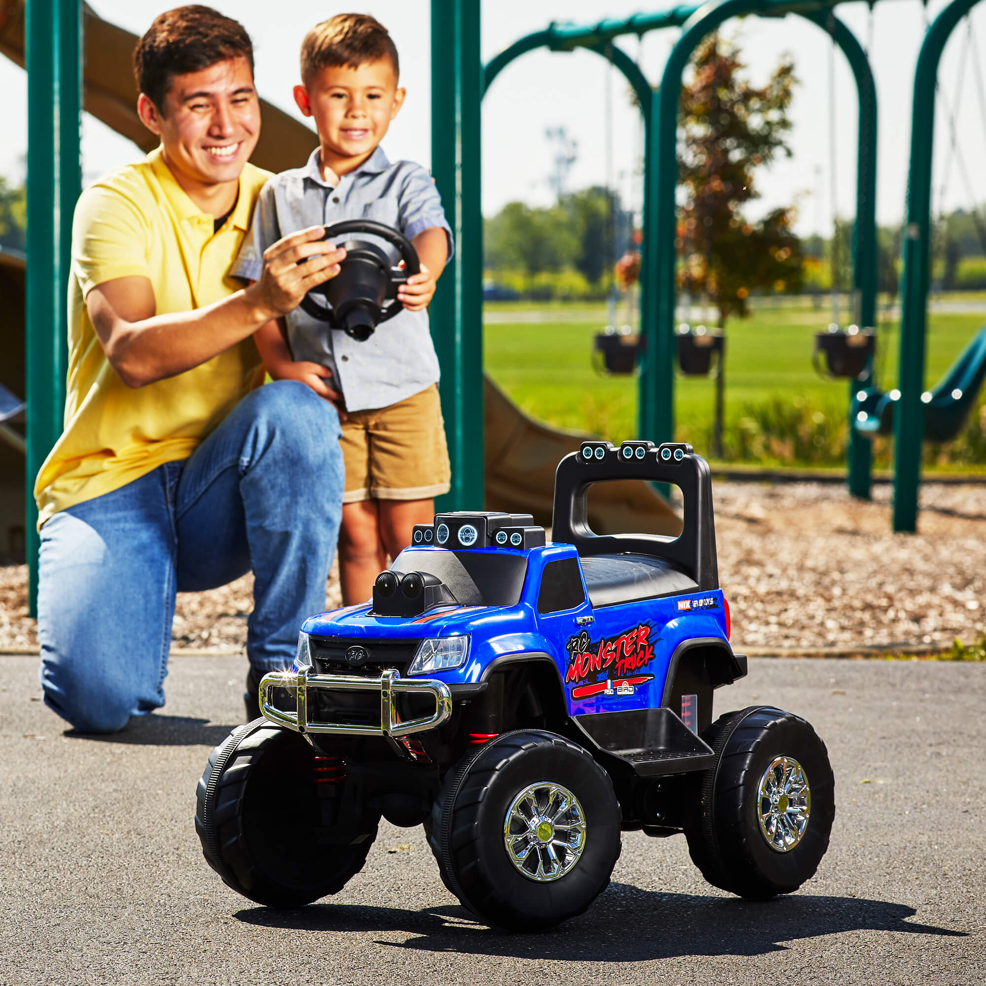 Huffy 12V Battery-Powered Remote-Control Monster Truck Ride-On Toy - image 3 of 13