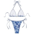 thumbnail image 6 of CONZONE Womens Bikini Sets 2 Peice Swimsuits for Women High Waisted Floral Graphic Lightweight Summer Beach Bathing Suits, 6 of 6