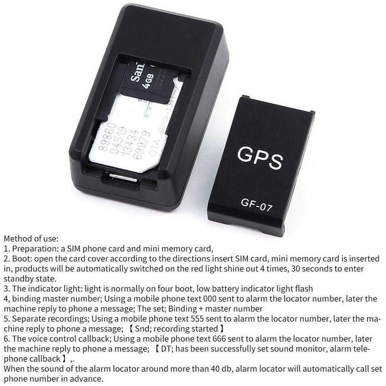 GPS GF 07 mini tracker – Accessoireauto