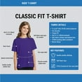 thumbnail image 4 of Hanes EcoSmart Youth Short Sleeve T-Shirt Soft Classic fit Tee (Deep Red, XL), 4 of 7