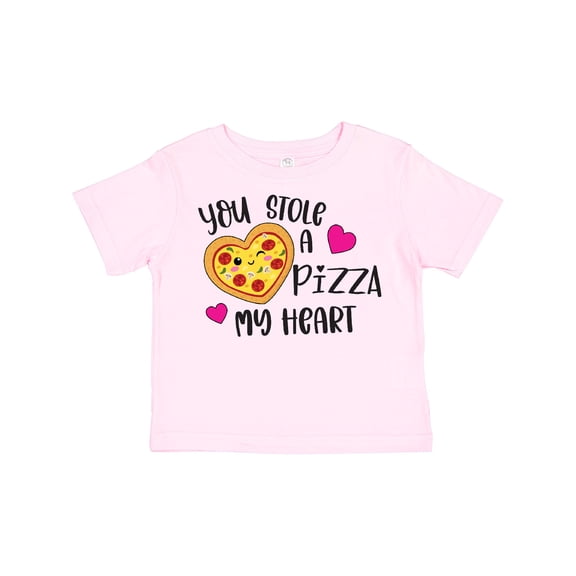 Inktastic Valentine's Day You Stole a Pizza of My Heart Boys or Girls Toddler T-Shirt