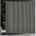 thumbnail image 4 of Ambesonne Abstract Geometry Shower Curtain, Grunge Style Star, 69"Wx84"L, Charcoal Grey Champagne, 4 of 5