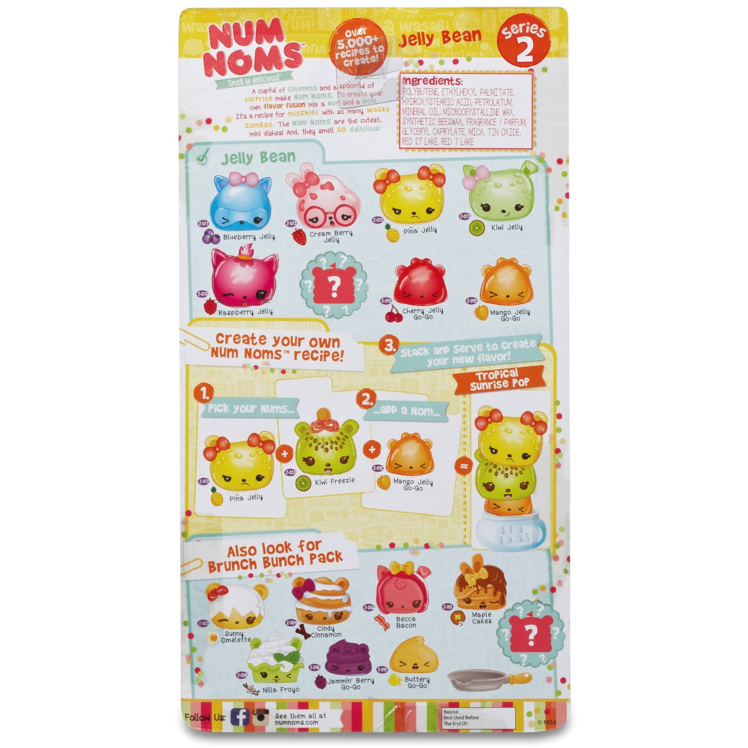 Num noms Snackables Cereal with Scented “Milk” Spoon series 1-2