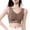Coffee, variant on Amber Glow Printed Bra Seamless Lift Support Full Coverage Side Smoothing Sleep Bralette Beige XL