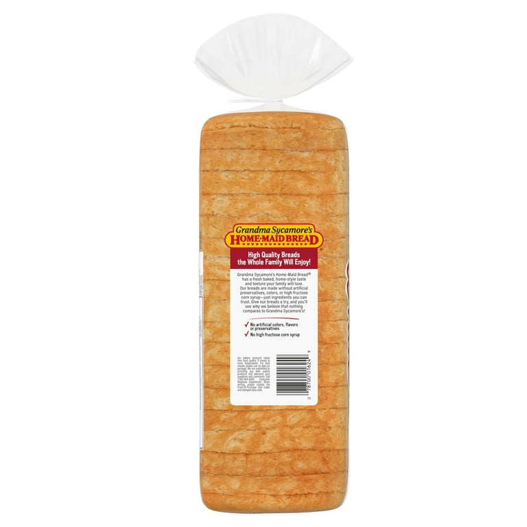 Grandma Sycamore's White Bread, 24 oz, White Bread, Bag