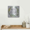 thumbnail image 5 of Luxe Metal Art 'Home Is My Happy Place' by Deb Strain, Metal Wall Art, 12"x12", 5 of 9