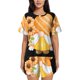thumbnail image 1 of Balery Sunflower Gnomes 2 Conjunto de Pijama para Mujer con Estampado, Dos Piezas de Manga Corta y Shorts, Ropa de Dormir Suave con Cuello Redondo y Bolsillos-XX-Large, 1 of 6