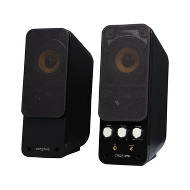 Creative GigaWorks T20 2.0 Speaker System - 28 W RMS - Glossy Black - 50 Hz to 20 kHz