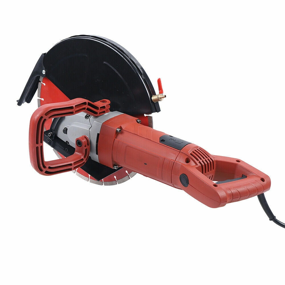 Electric Concrete Saw 14in Cement Cutter Handheld Brick Concrete Cutting  Saw with Water Pump for Cutting Various Building Materials, 4200r/Min,  3000w