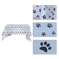 thumbnail image 6 of OUNONA  Paw Print Table Cloth Rectangle Disposable Tablecloth Creative Design Child, 6 of 8