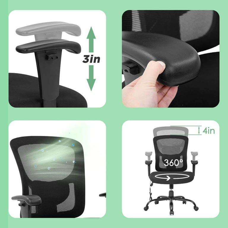 Big and Tall Office Chair 400lbs Cheap Desk Chair Mesh Computer Chair with Lumbar  Support Wide Seat - It's time you were seen ⟡ Body Liberation Photos