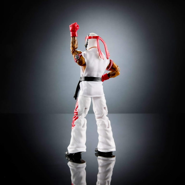 WWE x Street Fighter Rey Mysterio Action Figure & Accessories, 6