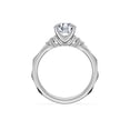 thumbnail image 2 of 0.65 Ct Brilliant Round Cut Genuine Diamond Sparkle Halo Engagement Ring for Women Solid 14K White Gold Size 6.5, 2 of 8