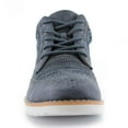 thumbnail image 3 of Polar Fox Colbert MPX506059 Wingtip Memory Foam Mid-Top Sneaker Knitted Perforated Casual Chukka Boots, in Blue, Men's Size 10, 3 of 7
