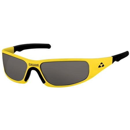 Liquid Eyewear Gasket YELLOW / SMOKE POLARIZED Lens Hingeless Aluminum Sunglasses