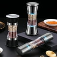 thumbnail image 2 of lanema Ergonomic Double Head Grinder Mill Plastic Body Stainless Steels Kitchen Gadget, 2 of 12