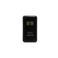 thumbnail image 2 of Cali Raised LED Multi Purpose Switch CR2392 12 Volt; Rocker; Rectangular; Blue Illumination; Black Housing; With Ditch Lights Logo, 2 of 9