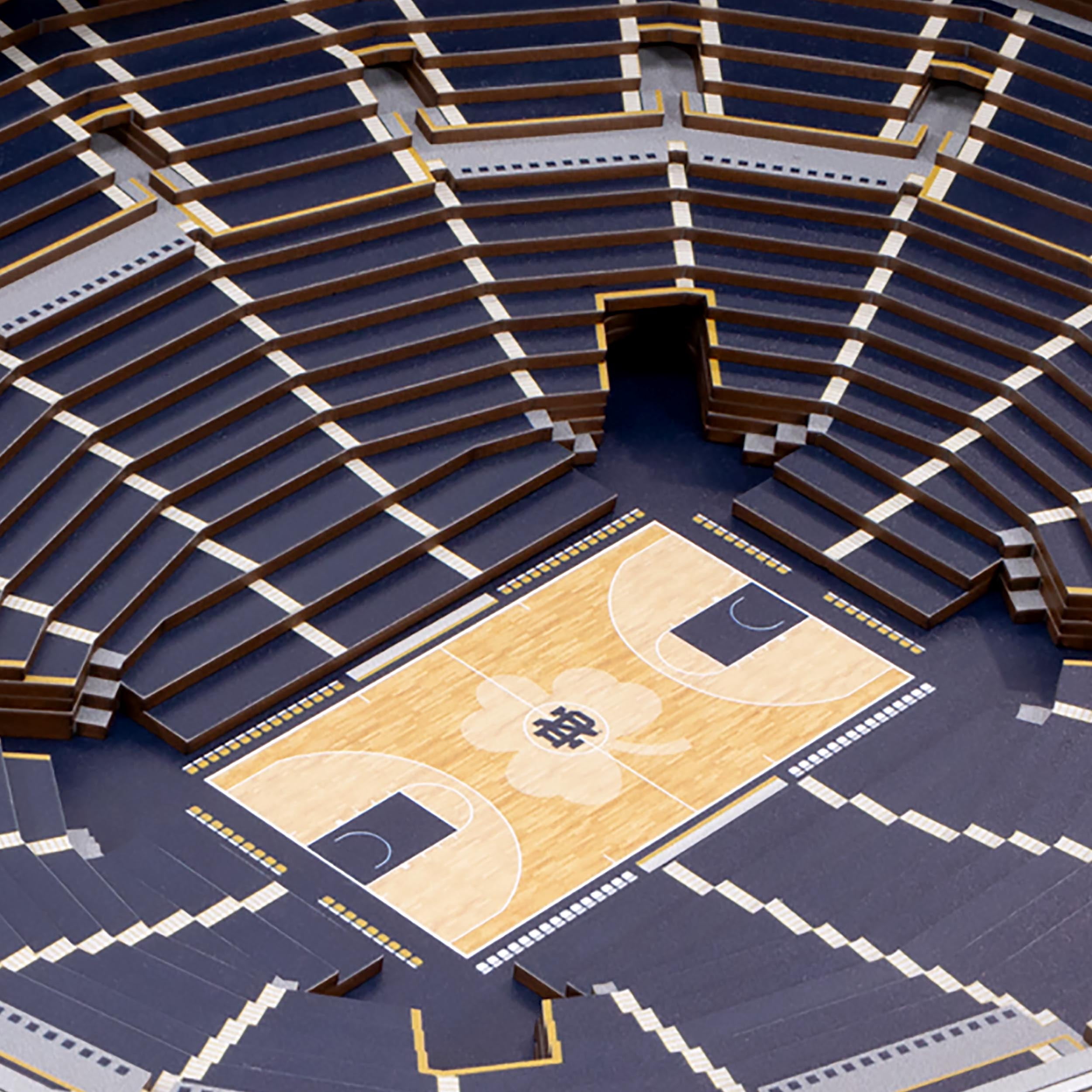 YouTheFan NCAA Notre Dame BB 25-Layer Stadiumview Wall Art