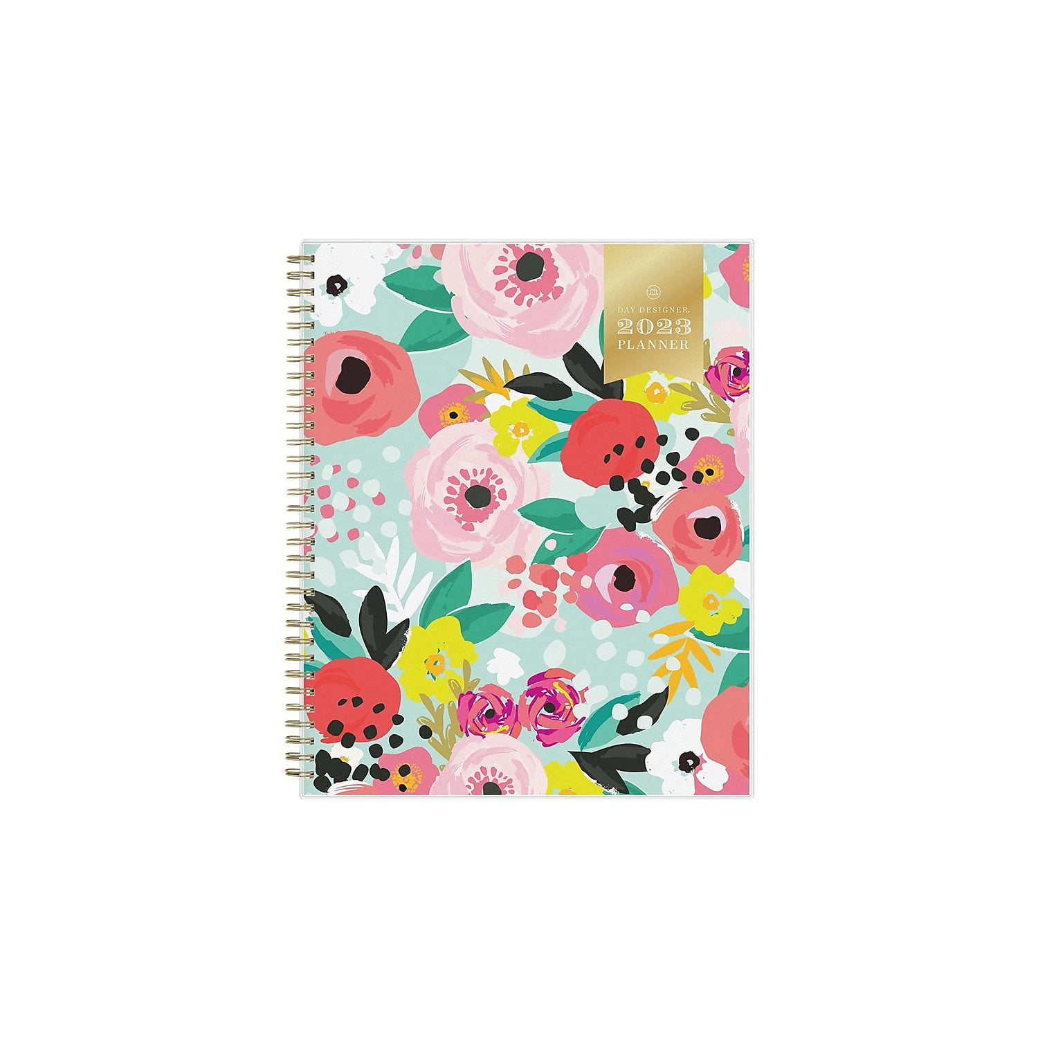2023 Blue Sky Day Designer Secret Garden Mint 8.5' x 11' Weekly & Monthly Planner Multicolor