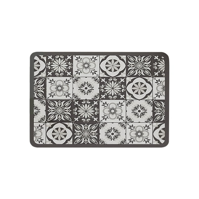 Kitchen Drying Mat Polyester Fiber Countertop Tableware Pad 15.74 in x 11.81 in Heat Insulation Non Slip Water Absorbing