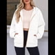thumbnail image 5 of Sudadera con Capucha para Mujer, Sudadera con Cremallera, Moda de Otoño, Chaquetas de Larga, Ropa de Invierno, Conjuntos L, 5 of 8