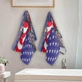 thumbnail image 4 of 4th July Independence Day Hand Towels, USA Flag Memorial Day Kitchen Towel Ultra Soft and Absorbent,Decorative Fingertip Face Towel for Bathroom Hotel, 2 PCS, 28.3"x 14.4", 4 of 5