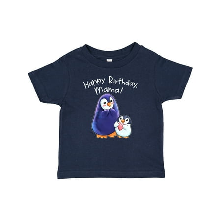 

Inktastic Happy Birthday Mama!- Cute Penguins Gift Baby Boy or Baby Girl T-Shirt