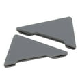 thumbnail image 2 of Walbest 2Pcs 1.57" x 2.36" Triangle Car Door Corner Soft Silicone Guard Trim Anti-Scratch Protector, 2 of 7