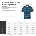 thumbnail image 6 of Lsque Turtles and Waves pattern Hawaiian Shirt for Men, Unisex Summer Beach Casual Short Sleeve Button Down Shirts-XX-Large, 6 of 9