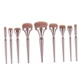 thumbnail image 4 of CTIRCHIU 9Pcs Makeup Brush Set Plastic Rose for Washing for Makeup Enthusiasts, 4 of 8