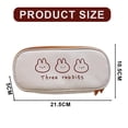 thumbnail image 2 of Estuche para bolígrafos de dibujos animados para niños y mujeres Lindo estuche para bolígrafos para estudiantes Bolsa de cosméticos Organizador de papelería de oficina Estilo: estilo 4;, 2 of 5