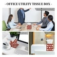 thumbnail image 6 of Goofa Cute Pig with Coins Tissue Box Cover PVC Leather Tissue Holder Square Facial Tissue Case Facial Paper Organizer Dispenser for Bathroom, Vanity Countertop, 6 of 8