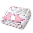 thumbnail image 3 of Hello Kitty Blanket, Super Soft Throw Blanket, Cozy Flannel Blankets For Boys Girls, Warm Blankets For Couch Sofa Bed, 80"X60", 3 of 9