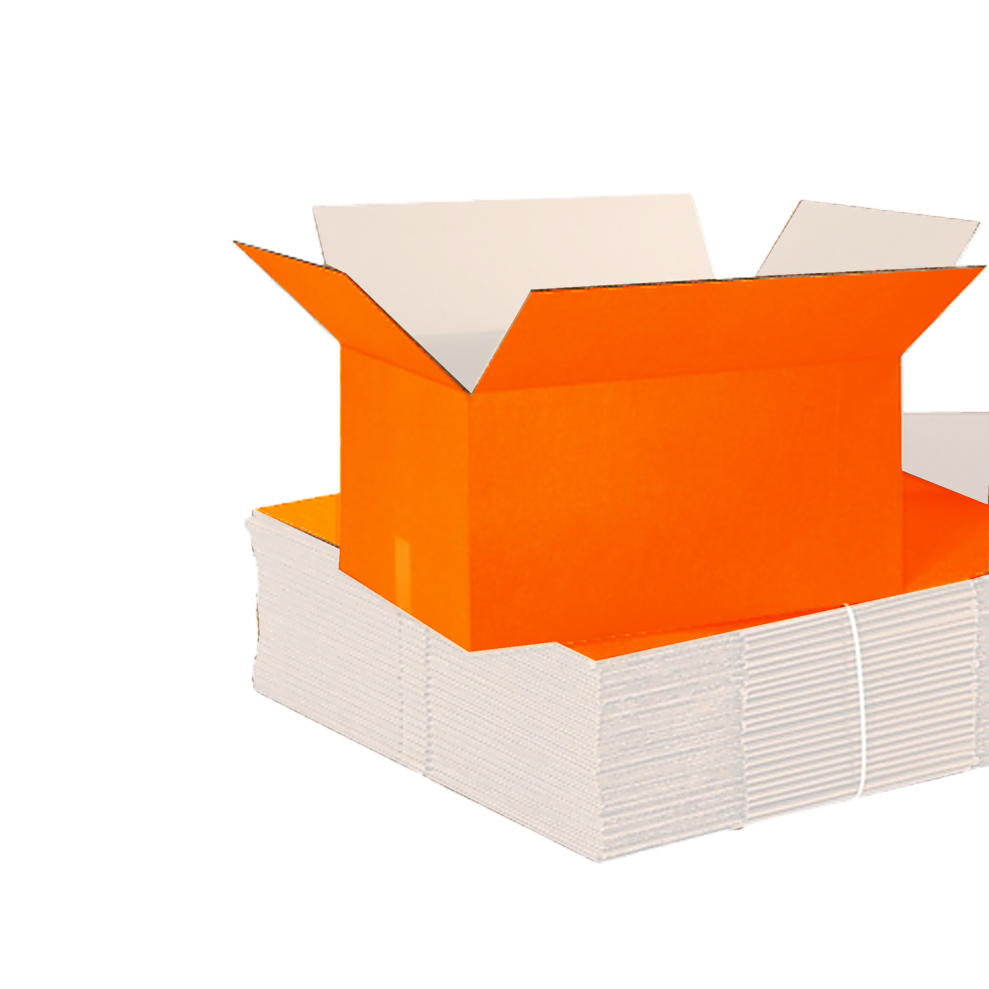 Ucanpack Shipping Boxes 5x5x5", Packaging Boxes For Small Business, Made In USA- 25 Pcs Carton, Cardboard Shipping Box For Packaging Moving, 1/8 Thick Custom Shipping Boxes Orange