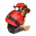thumbnail image 2 of Simply Dog Costume Silky Red Glitter Santa Claus Christmas Pet Outfit Hat M/L, 2 of 2