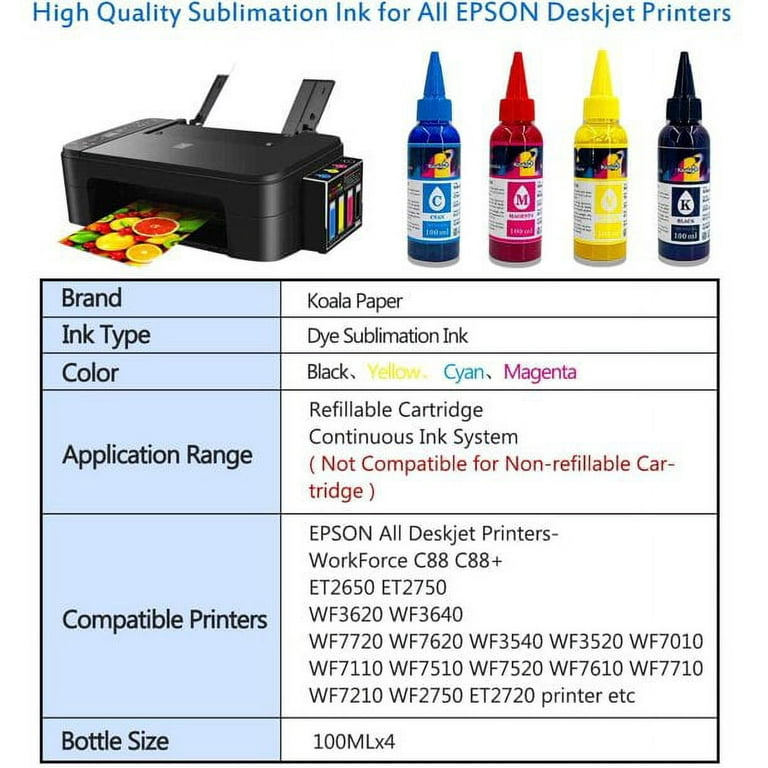 110 Sheets Sublimation Paper 13x19 inch for Epson Printers Heat