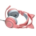 thumbnail image 1 of Écouteurs Oreilles de Chat, Réduction de Bruit Mignons Amovibles Écouteurs de Jeu pour PC, 1 of 7