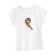 thumbnail image 5 of Camiseta para mujer de verano con cuello redondo para ir de compras, viajes, caminar, uso diario SG, 5 of 7