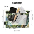thumbnail image 4 of FORMRS 2 Pack Pencil Pouch for 3 Ring Binder with Clear Window Zipper Case, Pine Tree, 4 of 6