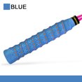 thumbnail image 1 of 3PCS Anti Slip Padel Overgrip Ribbed Badminton Grip Tapes for Squash Paddle Racket Tennis Accessories Blue, 1 of 6
