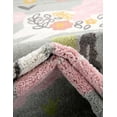 thumbnail image 5 of Unique Loom Whimsy Kids Collection Area Rug - Unicorns (3' 3" Round Gray/Black) Perfect For Kids Bed Room/Nursery Room/Living Room/Class Room/Play Room, 5 of 5