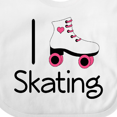 thumbnail image 4 of Inktastic Roller Skate Lover Girls Baby Bib, 4 of 4