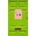 thumbnail image 2 of Caroline's Treasures BB7871DS1216 Silver Fox Pink Check Wall or Door Hanging Prints, 12x16, multicolor, 2 of 2