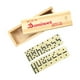 thumbnail image 5 of Juego de dominó,Juego de mesa con caja de madera,Herramienta educativa profesional multifuncional para juegos familiares, viajes nocturnos para niños, 5 of 9