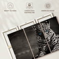 thumbnail image 6 of Elephant Stock Jaguar Eyes Pop Wall Art - Horizontal Multi Panel Canvas - Living Room Wall Decor - Animal Multi Panel - Gray And Black Decor - 57" x 36", 6 of 8