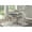 Antique White, variant on Extension Leaf Feature, Table Flexibility / 5 - Piece Dining Set for Variable Guests