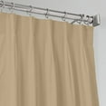 thumbnail image 2 of Kotton Culture Triple Pinch Pleat 100% Blackout Curtain Thermal Insulated Room Darkening Spill Proof Machine Washable Window Treatment Panels (1 Panels, 52x45, Beige), 2 of 8