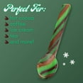 thumbnail image 4 of Mint Chocolate Candy Spoons, Christmas Hot Chocolate Stirrers, Pack of 2, 24 Count, 6.35 Ounces per Box, 4 of 7