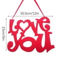 thumbnail image 3 of YDOJG Valentines Decorations Valentine'S Day Doorplate-Happy Valentine'S Day Sign Farmhouses Decoration-Valentine'S Day Decoration Front Door Decoration--Valentine'S Day Home Decoration, 3 of 9