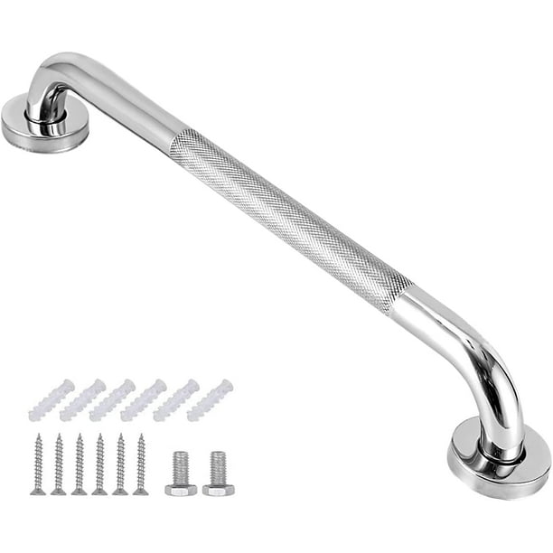 Barra de apoyo para baño, manija de bañera de acero inoxidable SUS 304 de 16 pulgadas / 40 cm con agarre antideslizante, barra de apoyo para inodoro para ancianos / discapacitados / niños / embarazadas brillar Electrónica